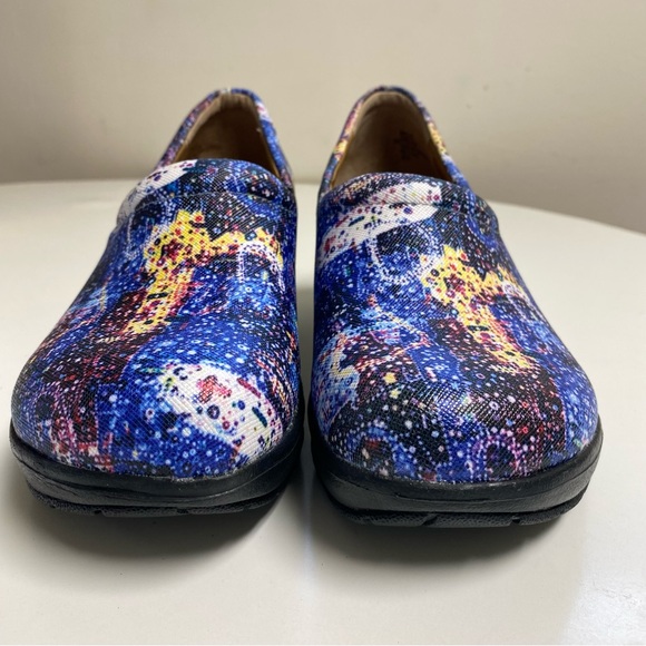 Nursemate Pillow Top Clogs Blue Size 8 - Picture 2 of 7